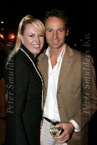 Amsterdam 8 september 2005
Modeshow Monique Collignon.
Monique Collignon met Michael Lingg