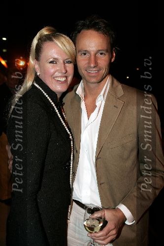 Amsterdam 8 september 2005
Modeshow Monique Collignon.
Michael Lingg met Monique