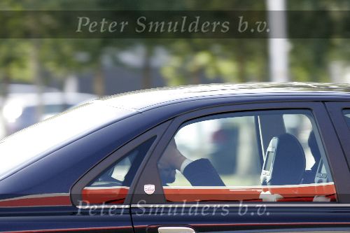 Haarlemmermeer. 22 september 2005
Prins Haakon in auto van nederlandse beveiliging.