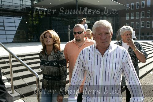 Utrecht 9 september 2005
Rechtzaak Rachel Hazes tegen de ex vrouw van Andre Hazes Annie.  vader Jan en Joop Kruis