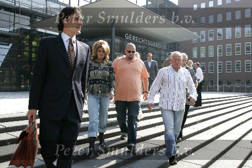 Utrecht 9 september 2005
Rechtzaak Rachel Hazes tegen de ex vrouw van Andre Hazes Annie. advocaat vader Jan en Joop Kruis.