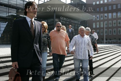 Utrecht 9 september 2005
Rechtzaak Rachel Hazes tegen de ex vrouw van Andre Hazes Annie. advocaat vader Jan en Joop Kruis