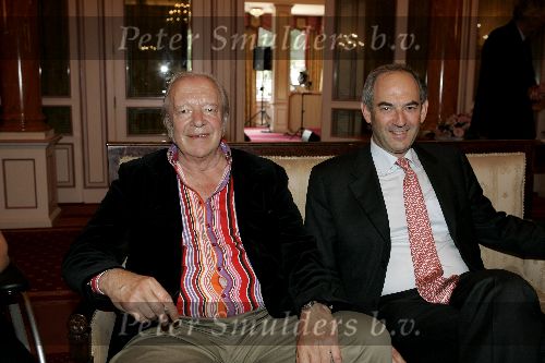 Amsterdam 2 september 2005
Presentatie boek Ramses Shaffy in hotel l\'europe.
Ramses  Shaffy met Job Cohen