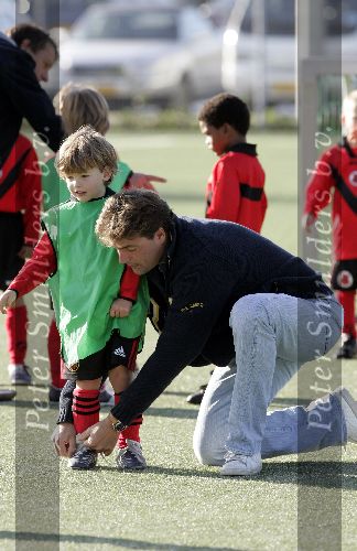 Amsterdam 17 september 2005
Reinout Oerlemans voetballen kijken bij Thijmen