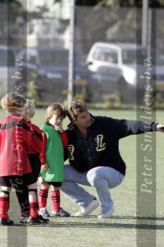 Amsterdam 17 september 2005
Reinout Oerlemans voetballen kijken bij Thijmen