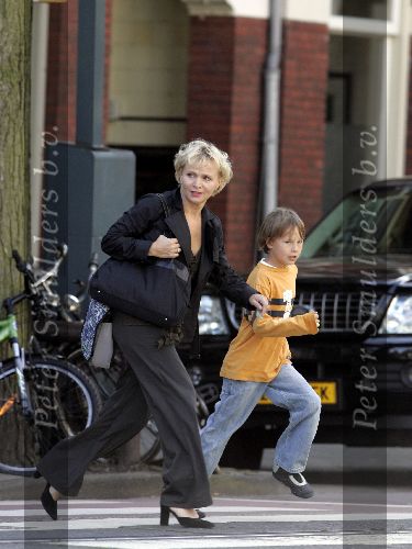 Amsterdam 12 septmber 2005
Rene Soutendijk met zoontje