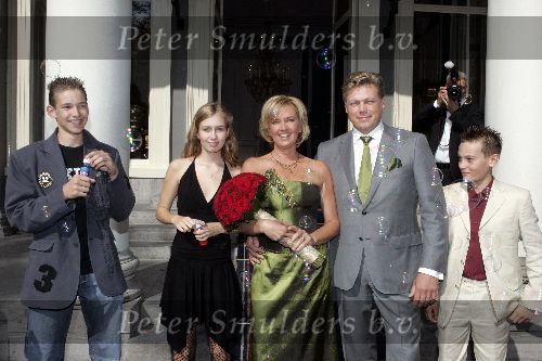 Wassenaar 18 september 2005
Trouwerij Roelof Hemmen en Marjon v Rijn.
en zijn kinderen vlnr Thom Lisa en Hidde