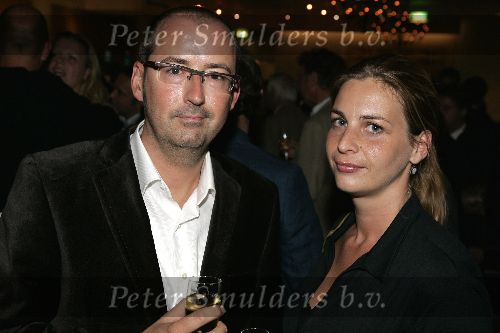 Utrecht 28 september 2005
Openingsavond van het 25e filmfestival met film Leef.
Ronald Giphart met vrouw