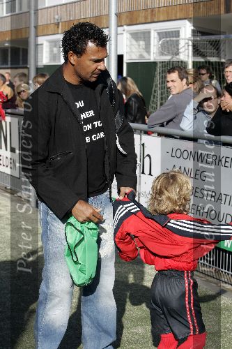 Amsterdam 17 september 2005
Ruud Gullit en Max bij AFC