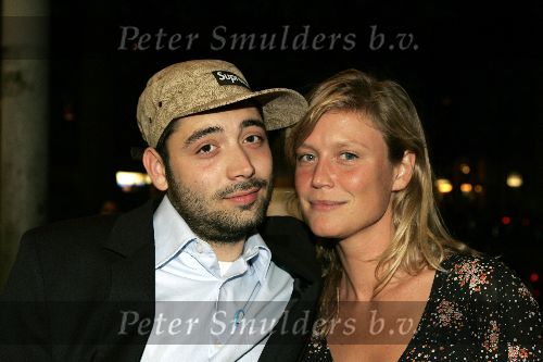 Amsterdam 4 september 2005
Premiere Schnitzel paradijs in city theater.
Sophie Hillebrand met een vriend