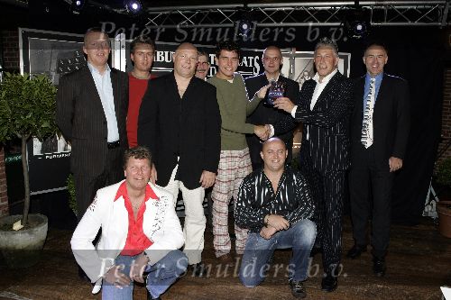 Volendam 29 september 2005
Presentatie dvd de cats in hotel spaander.
The cats met Jan Smit