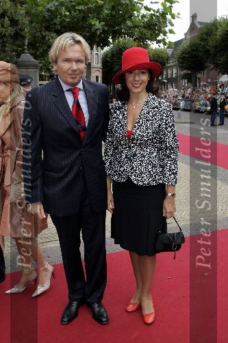 Noordwijk 27 augustus 2005
Trouwen Prins Pieter Christiaan en Anita v Eijk.
Tom Egbers met zijn vrouw Janke Dekker