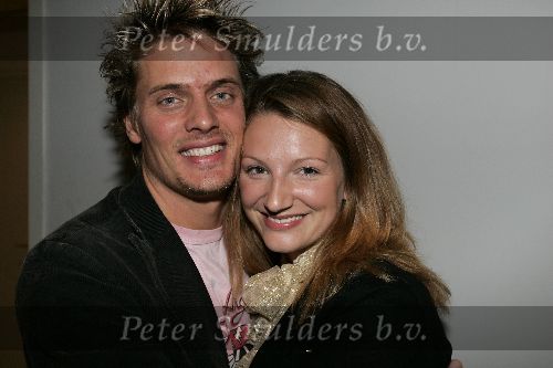 Den Haag 18 september 2005
Premiere Caveman van Winston Post.
Winston  met Denise