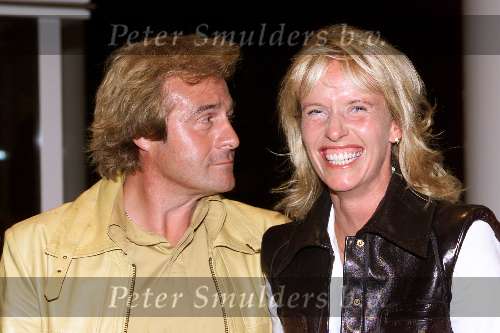 Amsterdam 15 september 2001
Modeshow Mart Visser in het Hilton.
Anky v Grunsven met vriend