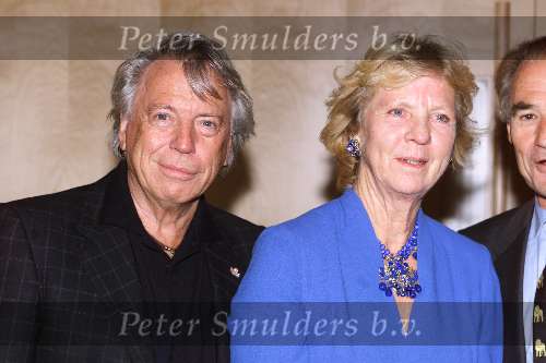 Amsterdam 15 september 2001
Modeshow Mart Visser in het Hilton.
Cees Dam met zijn vrouw