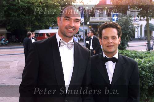 Utrecht 28 september2001
Uitreiking gouden Kalveren tijdens filmdagen.
Dirk Zeelenberg (r)