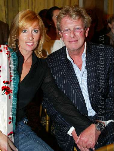 Amsterdam 9 september 2003
Modeshow frans molenaar in het amstel hotel
Jan des Bouvrie en Monique de Bouvrie