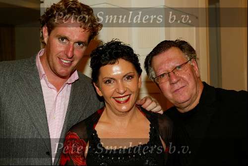 Amsterdam 9 mei 2003
Modeshow Frans Molenaar in Amstel hotel.
Brigitte vd Moesdijk en Edwin Smulders en Joop v Tellingen