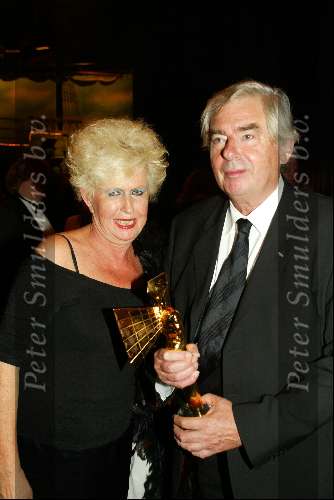 Hilversum 25 september 2003
Uitreiking van de gouden beelden in studio 21
Joop v Zijl met vrouw