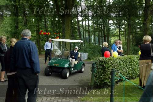 Eindhoven, 7 september 2003 
Junior Smulders in een buggy
