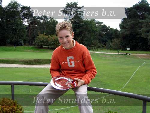 Molenschot 27 September 2003
Junior Smulders winnaar van Toxandria Jeugdgolf met een score van +3