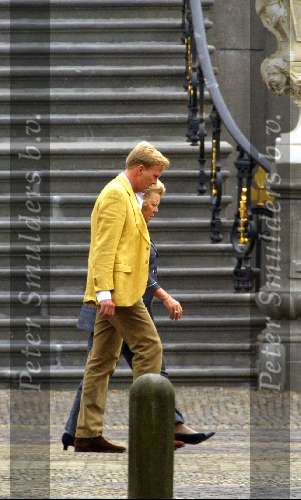 Den Haag 5 september 2003
Prins Willem Alexander Prinsesen Koningin Beatrix  bij Huis ten Bosch
