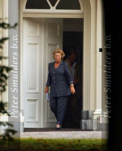 Den Haag 5 september 2003
Koningin Beatrixbij Huis ten Bosch