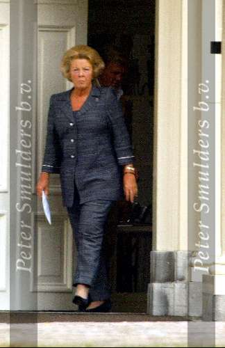 Den Haag 5 september 2003
Koningin Beatrixbij Huis ten Bosch