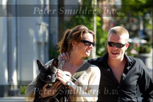 Amsterdam 14 september 2003
Lieke v Lexmond met vriend en hond