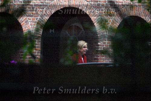 Den Haag 7 september 2003
Prinses Laurentien bij haar huis