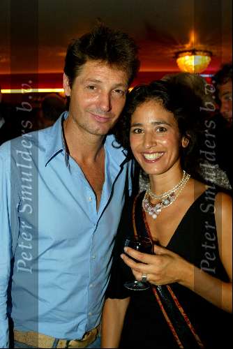 Amsterdam 22 september 2003
Premiere in de wolken 
Rick Engelkes met vrouw