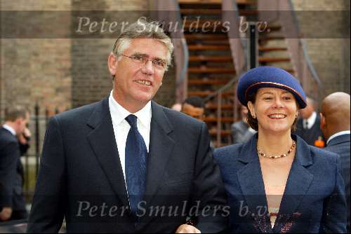 Den Haag 16 september 2003
Prinsjesdag 2003 
Minister Rita Verdonk met man