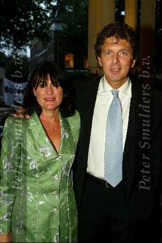 Amsterdam 9 september 2003
Modeshow Frans Molenaar in het Amstel hotel
Robert ten Brink met vrouw