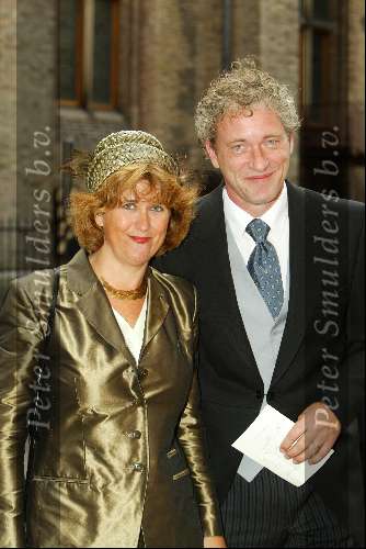 Den Haag 16 september 2003
Prinsjesdag 2003 .ministers en staatsecretarissen met hoedjes
Thom de graaf met vrouw