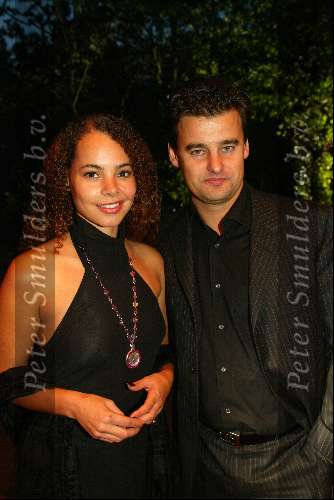 Hilversum 25 september 2003
Uitreiking van de gouden beelden in studio 21
Wilfred Genee met vriendin