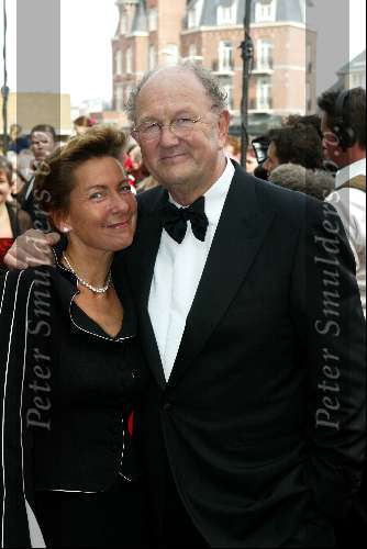 Scheveningen 4 april 2004
Premiere Lion King in Kurhaus.
Joop v d Ende met vrouw