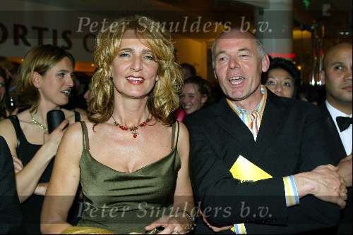 Scheveningen 4 april 2004
Premiere Lion King in Kurhaus.
Leonie Jansen met man