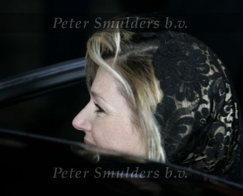 Haarlem 9 april 2005
Maxima en Prins Willem Alexander bij herdenkingsdienst voor de Paus in  Haarlem.
Peter Smulders bv