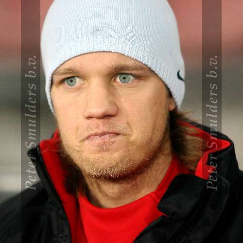 Eindhoven, 17 December 2005
Kompetiewedstrijd seizoen 2005/2006 
PSV-Willem II eindstand 4-1
Mika Vyrynen begon de wedstrijd als reserve speler
© Foto Bart Bel