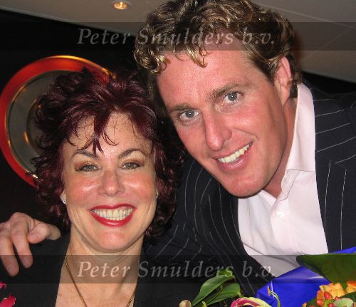 Eindhoven, 10 December 2004
Edwin Smulders samen met Ruby Wax
