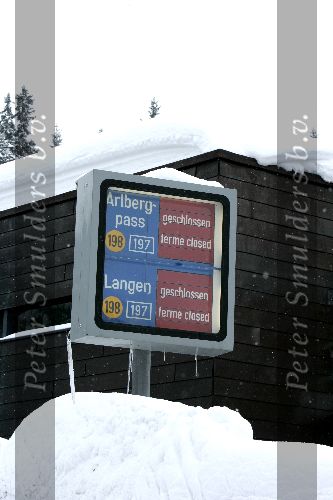 Lech 14 februari 2005
Arlbergpass gesloten vanwege sneeuwval
Peter Smulders bv