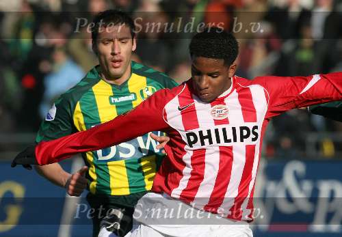 Den Haag, 29 Januarie 2006 
Kompetitiewedstrijd seizoen 2005-2006 
ADO Den Haag - PSV eindstand 0-2
Jefferson Farfan