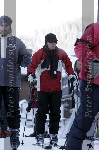 Lech 30 januari 2005
Frits Barend op de ski\'s met 25 graden onder nul.