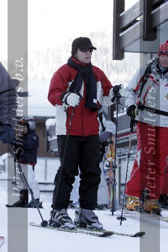 Lech 30 januari 2005
Frits Barend op de ski\'s met 25 graden onder nul