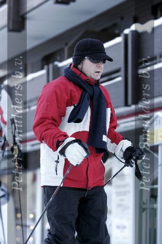 Lech 30 januari 2005
Frits Barend op de ski\'s met min 25 graden