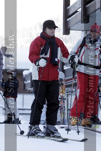 Lech 30 januari 2005
Frits Barend op de ski\'s met min 25 graden.