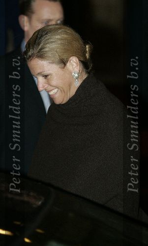Amsterdam 11 januari 2005
Nieuwjaarsborrel Koningin Baetrix in Paleis op de dam.
Prinses Maxima
Peter Smulders bv