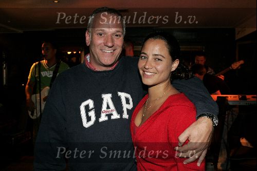 Amsterdam 11 juli 2004
Frank Wisse met zijn vriendin Esmee de la Brettoniere
Peter Smulders bv