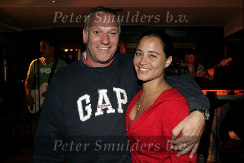 Amsterdam 11 juli 2004
Frank Wisse met zijn vriendin Esmee de la Brettoniere
Peter Smulders bv