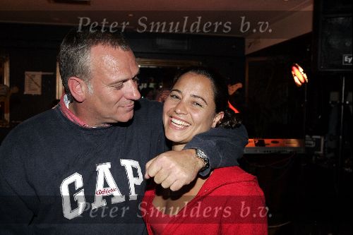 Amsterdam 11 juli 2004
Frank Wisse met zijn vriendin Esmee de la Brettoniere
Peter Smulders bv
